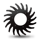 24" x 9" Replacement Gathering Wheel