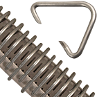 10" #3-4-1/2 Round Clipper® Wire Hooks — Galvanized Steel