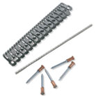 Alligator™ Lacing with Connecting Hinge Pin and Rivets