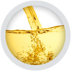 yellow liquid pouring