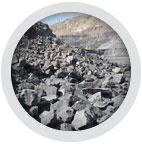 Rocks at a quarry