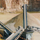 Frac Sand Mining Conveyors in a Quarry
