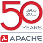 Apache 50th Logo