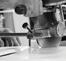 hand-cutting