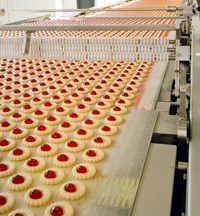 Food Conveyor with Cookies