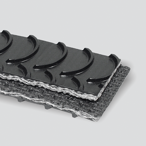 Interwoven 120# Polyester Black PVC Crescent Top x Brushed
