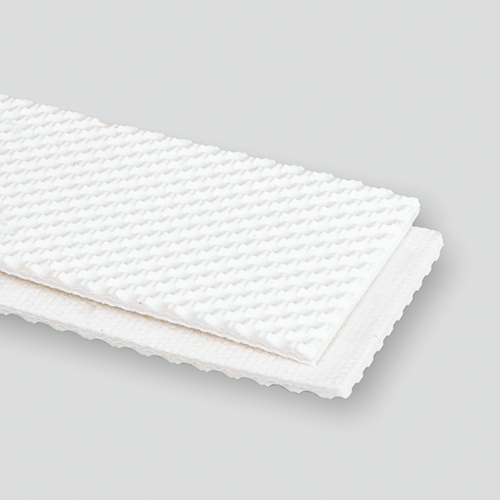 2-Ply 100# Polyester White RMV Pebbletop Cover x Friction