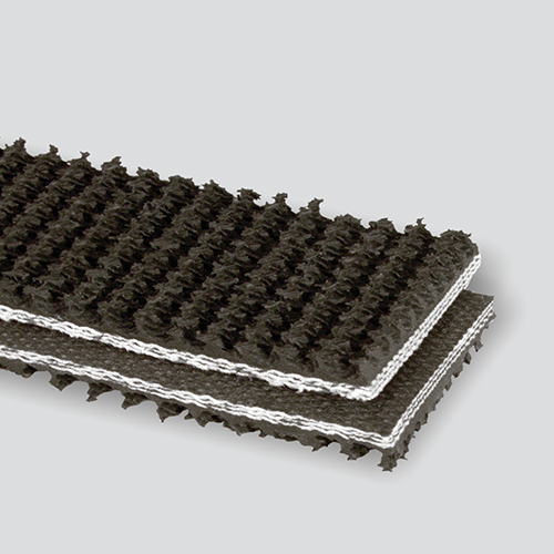 3-Ply 120# Cotton/Polyestr Black SBR Roughtop x Bare