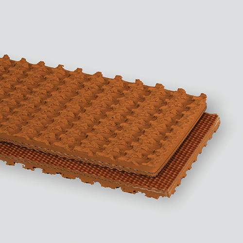 2-Ply 150# Polyester Tan SBR Roughtop x Bare