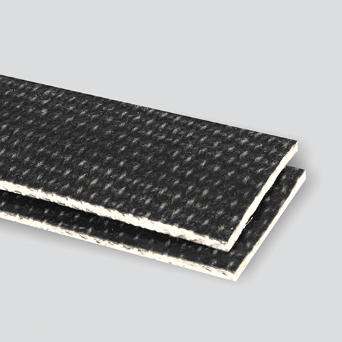Interwoven 150# Polyester Black PVC Friction x Brushed