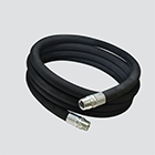 1" x 10' Hardwall Curb Pump Fuel Transfer Hose Assembly (Packaged)