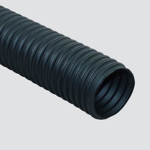 2" Black Urethane Ducting Hose — Bulk/Uncoupled
