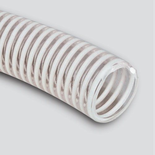 1" Clear PVC Suction Hose — Bulk/Uncoupled