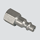 1/4" Quick Disconnect Plug x 1/4" Female Pipe Thread Air Hose Adapter — Steel