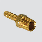 1/2" Male Pipe Thread x 1/2" Hose Barb Brass Fitting