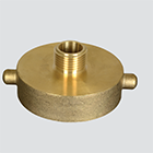 1-1/2" Female National Straight Thread x 1-1/2" Male National Pipe Thread Brass Hydrant Adapter