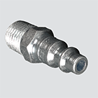 1/4" Quick Disconnect Plug x 1/4" Male Pipe Thread Air Hose Adapter — Steel