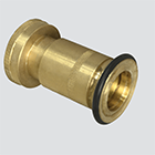 1-1/2" Female National Pipe Straight Hose Brass Fog Nozzle