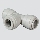 1/2" Run x 1/2" Stem Union Tee Push-In Adapter