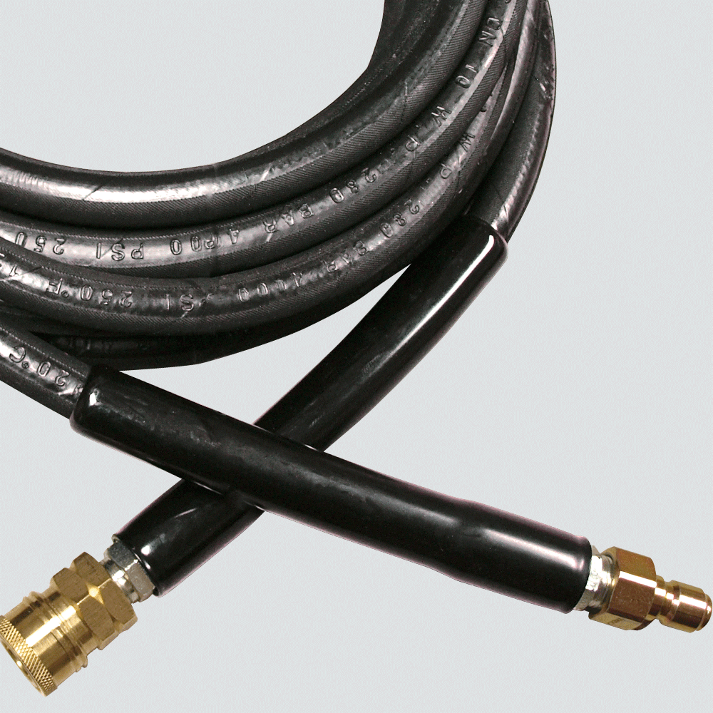 3/8" x 25' 4000 PSI Pressure Washer Hose Assembly — Quick Disconnect