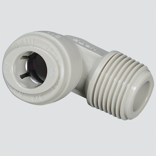 1/2" Tube x 3/8" Male Pipe Thread 90° Elbow Push-In Fitting