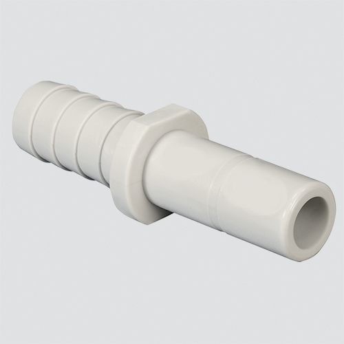 1/2" Tube x 1/2" Stem Barb Connector Push-On Fitting