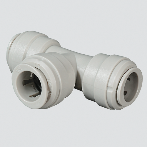 1/2" Run x 1/2" Stem Union Tee Push-In Adapter