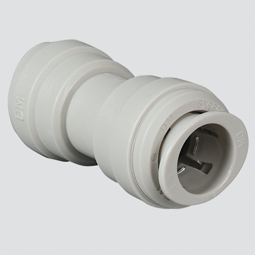 1/2" x 3/8" Union Connector Push-In Fitting