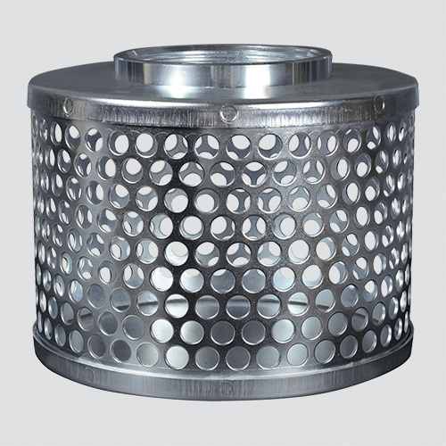 1-1/2" Round Hole Suction Strainers — Plated Steel