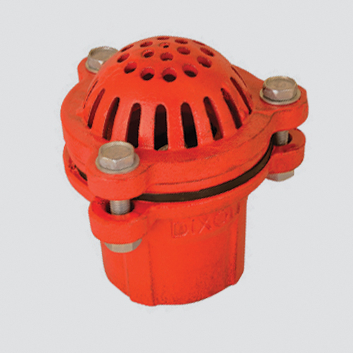 3" Cast Iron Foot Valve with Leather Flapper