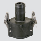 1-1/2" Part C Female Cam & Groove Coupler — Polypropylene