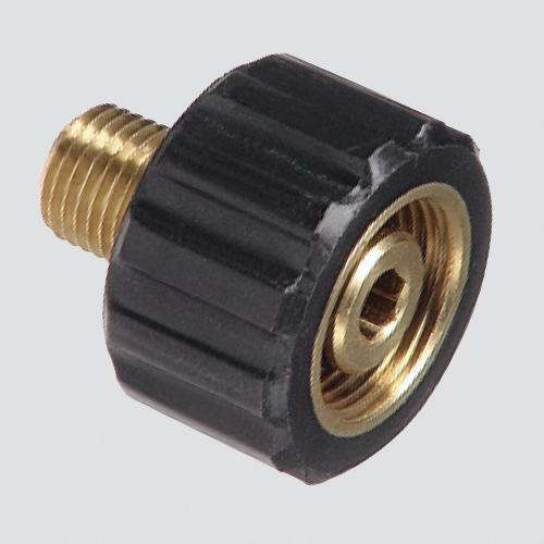 1/4" Male Pipe Thread x Female Metric Pressure Washer Adapter (Unpackaged)