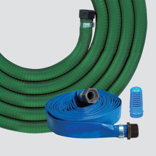 1" Water Transfer Pump Kit — Poly Fittings & Adapter