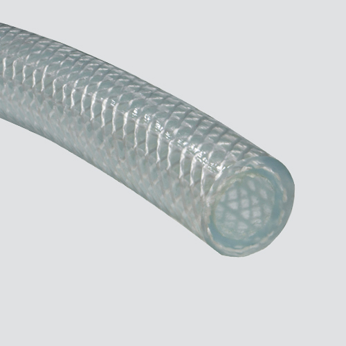 1" x 50' Reinforced Clear Vinyl Tubing — Coiled