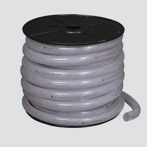 1" x 1/8" x 30' Reinforced Clear Vinyl Tubing — Reel