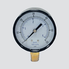 2-1/2" 100 PSI Dry Pressure Gauge — 1/4" Male Pipe Thread Lower Mount