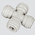 1/2" Four Way Cross Union Push-In Fitting