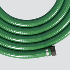 1" x 20' Green PVC Suction Hose Assembly — Poly Couplings
