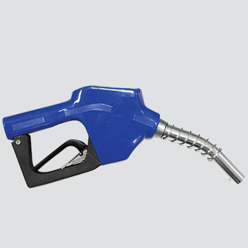 3/4" Blue Automatic Shut-Off Fuel Nozzle — 15/16" Spout