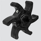 60 mm 6 Finger Split Rubber Recycling Star