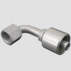 1" Gates MegaCrimp® x 1" Female JIC 90° Swivel Hydraulic Fitting