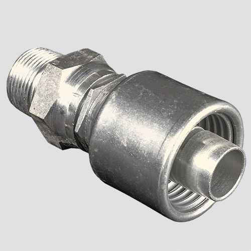 1" Gates MegaCrimp® x 1" Male Pipe Thread Swivel Hydraulic Fitting