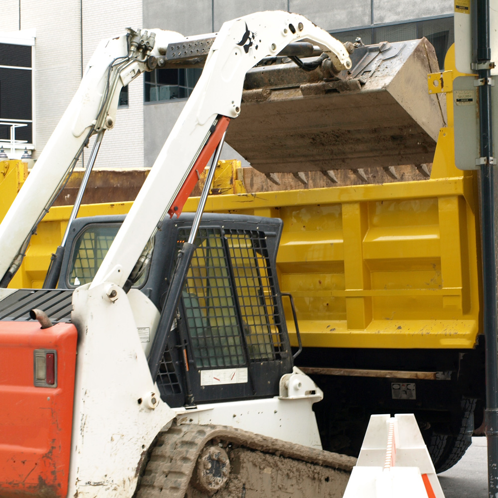 Skid Steer Loader at Jobsite