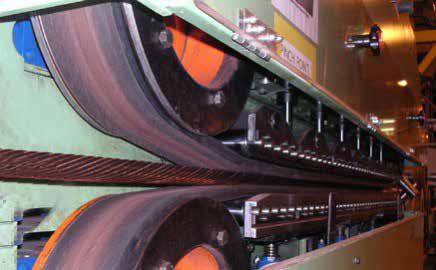 Volta Haul-Off Belt in Action