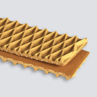 1-Ply 150# Plastic Mesh ZipLink Tan Diamond Top x Bare