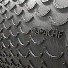 2-Ply 220# 1/8 x 1/16 Apache PowerCleat® with 1/2 High x 6 Overall  Width Molded Crescents