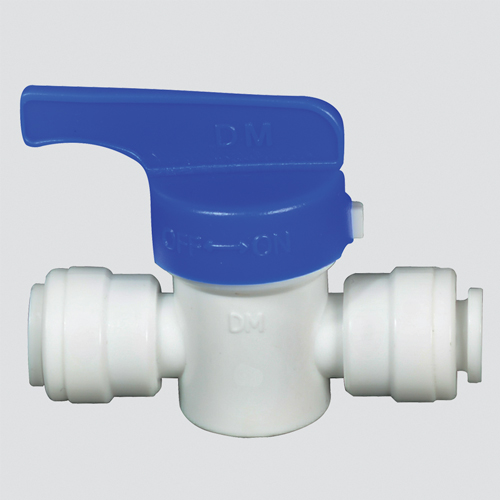 1/4" Poly Hand Valve Push-In Fitting