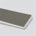 2-Ply 100# Polyester Monofilament Gray PVC Longitudinal Rib x Bare