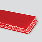 #4156 Interwoven 120# Polyester Red Urethane Cover x Brushed