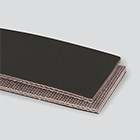 2-Ply 150# Polyester Black PVG Matte Cover x Brushed